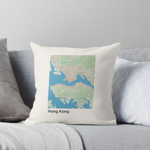 Item preview, Hong Kong Minimalistic Map Art designed and sold by MapsNerd.