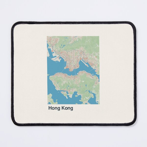 Item preview, Hong Kong Minimalistic Map Art designed and sold by MapsNerd.