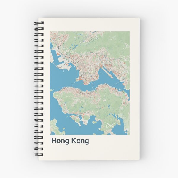 Item preview, Hong Kong Minimalistic Map Art designed and sold by MapsNerd.