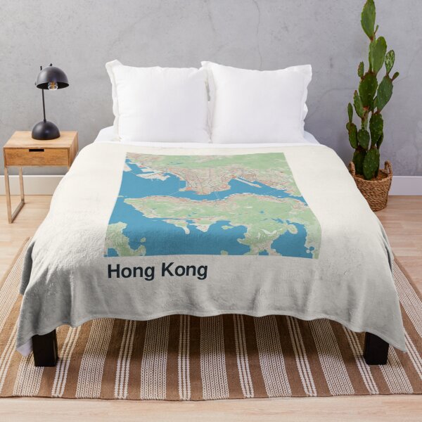 Item preview, Hong Kong Minimalistic Map Art designed and sold by MapsNerd.