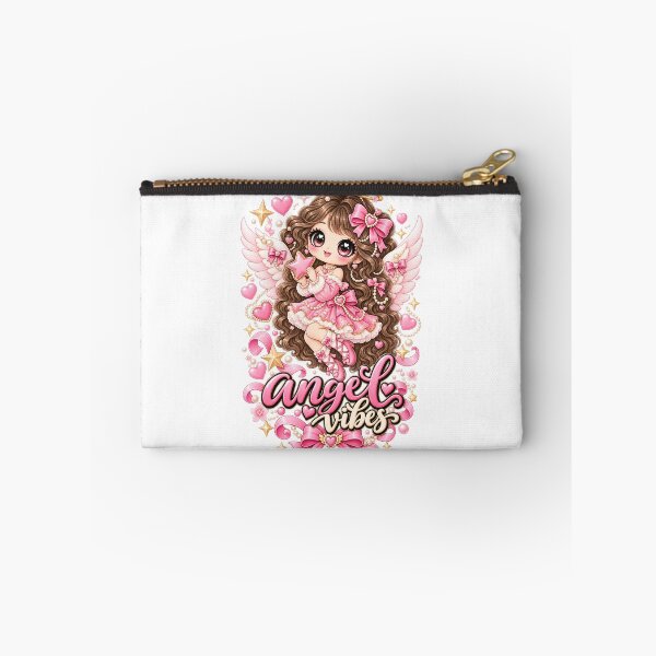 Item preview, Angel Vibes Coquette Chibi Angel – Pink Christmas Kawaii Girly Ballet Gift designed and sold by SaNaCreation13.