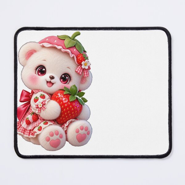 Item preview, Strawberry Sweetheart Teddy Bliss designed and sold by Bairwakings.