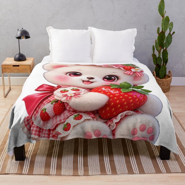 Item preview, Strawberry Sweetheart Teddy Bliss designed and sold by Bairwakings.