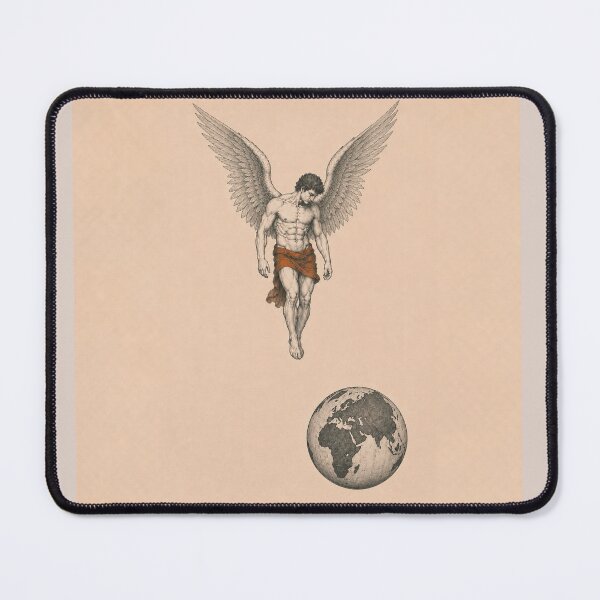 Item preview, Sorrowful Angel Watching Over Earth designed and sold by Qenlo.