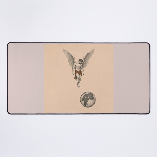 Item preview, Sorrowful Angel Watching Over Earth designed and sold by Qenlo.