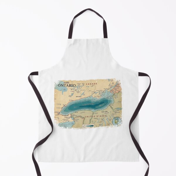 Item preview, Lake Ontario Map Vintage designed and sold by KendraBall.