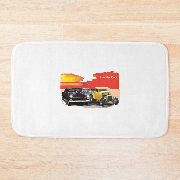 Item preview, Vintage Paradise Road Speed Shop Retro Hot Rod And Classic Car Garage | Limited Edition designed and sold by StrangeDesigns.