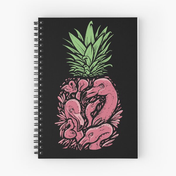 Item preview, Pink Flamingo Pineapple Tropical Summer Vacation Art designed and sold by Hilal-Studio.