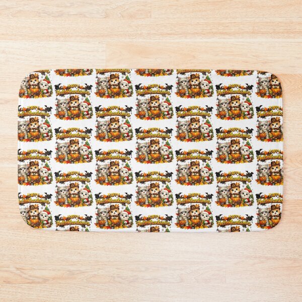 Item preview, Cute Cats Happy Hallothanksmas Funny Halloween Thanksgiving Xmas 2026 designed and sold by QuiteOrbit.