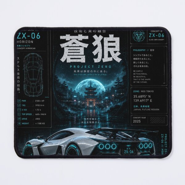 Item preview, Horizon | Futuristic Hypercar Concept Sticker designed and sold by MidnightPistons.