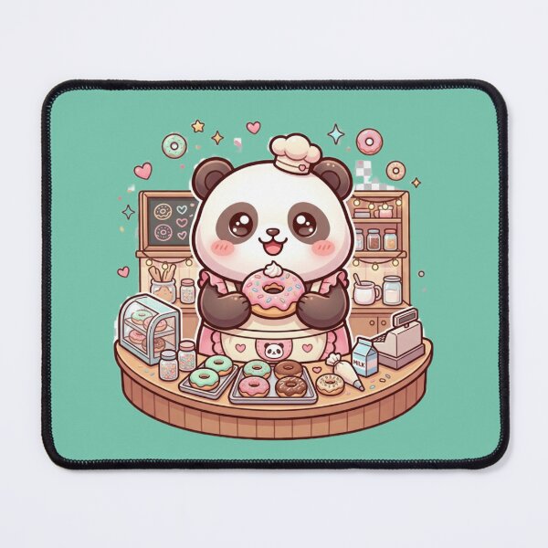 Item preview, Kawaii Panda Donut Cafe Cute Food Animal designed and sold by Tinydoodlenest .