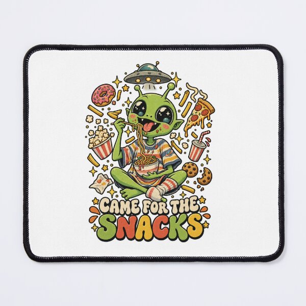 Item preview, Came for the Snacks Funny Alien designed and sold by Trendy-Artistry.