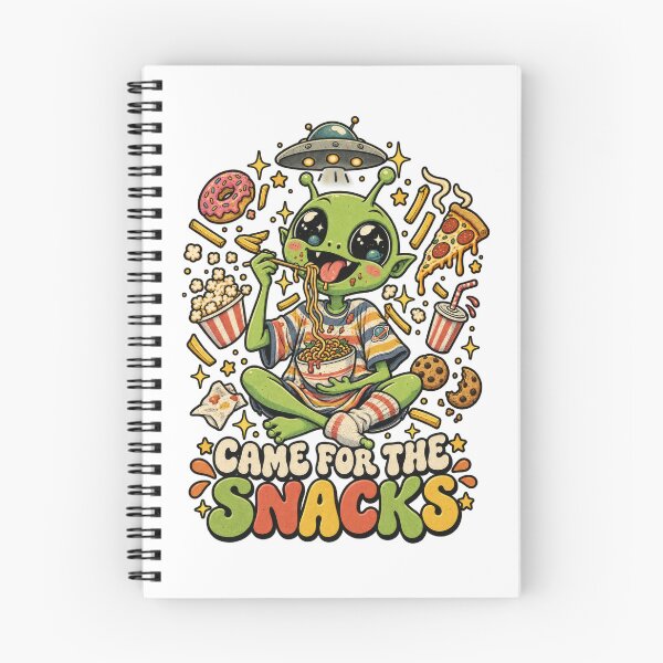 Item preview, Came for the Snacks Funny Alien designed and sold by Trendy-Artistry.