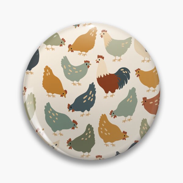 Item preview, Farmhouse Chicken and Rooster Pattern – Rustic Country Art designed and sold by BackTWO.