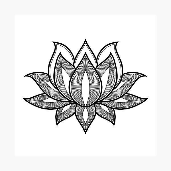 Item preview, Henna Doodle Lotus Flower designed and sold by EWolter.