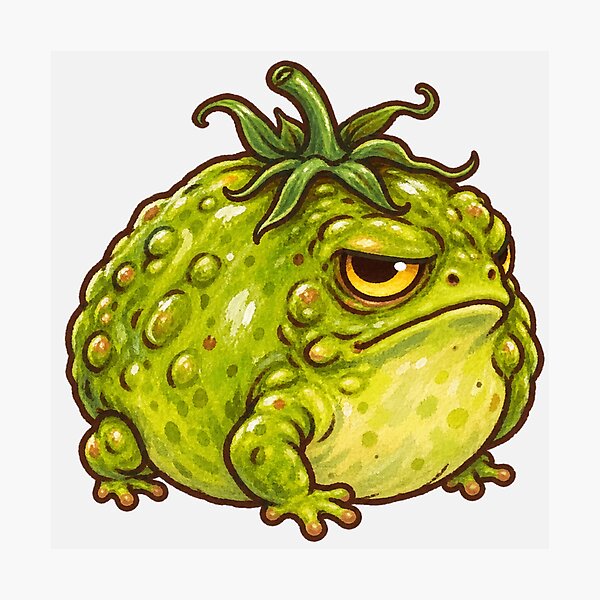 Item preview, Grumpy Tomato Toadzilla Funny Cane Toad Aussie Meme designed and sold by Yellowriversss.