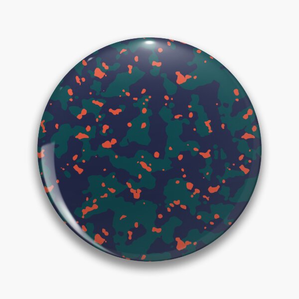 Item preview, Dark Navy Teal Green and Orange Abstract Camouflage Pattern designed and sold by GraymanGraphic.