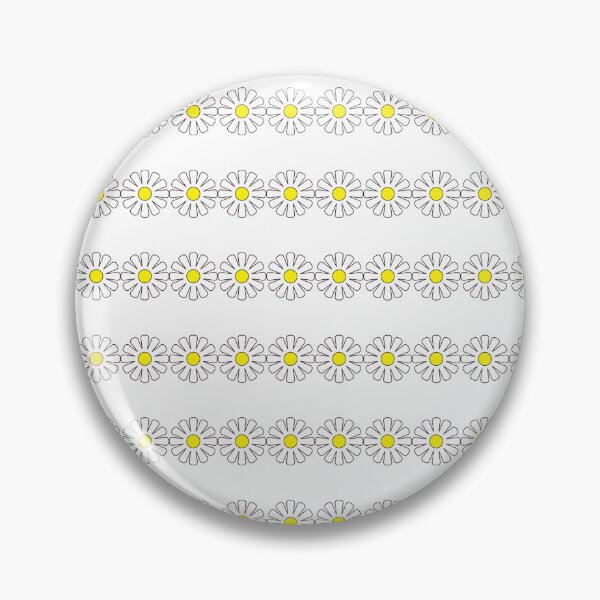 Item preview, Retro Indie Yellow Daisy Line Art Pattern designed and sold by Rehnair.