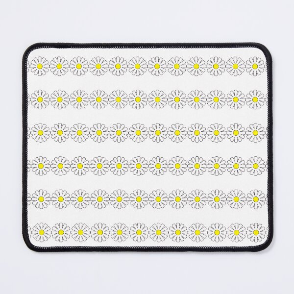 Item preview, Retro Indie Yellow Daisy Line Art Pattern designed and sold by Rehnair.