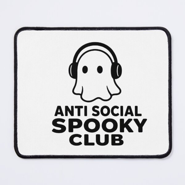 Item preview, anti social spooky club ghost halloween introvert shirt sticker  designed and sold by EasyTake.