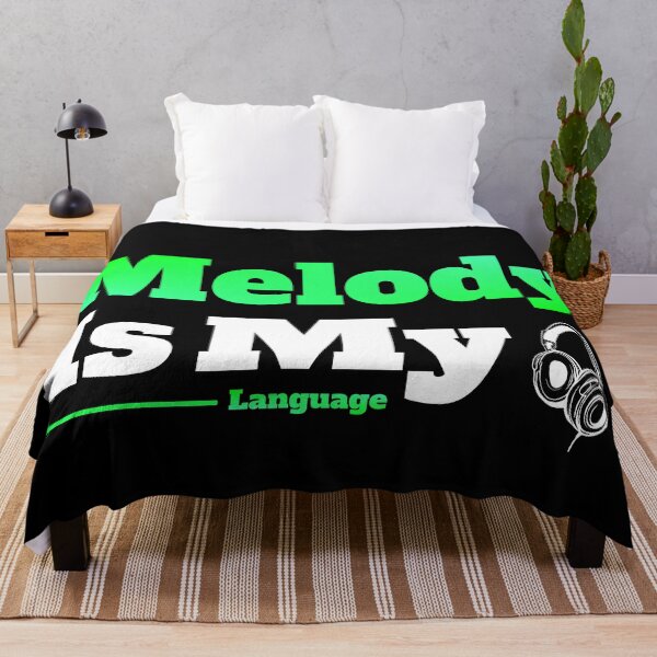 Item preview, Melody Is My Language designed and sold by TheFineShirt.