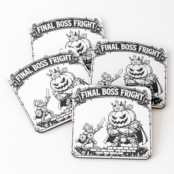 Item preview, Final Boss Fright – Spooky Retro Gaming Halloween Art designed and sold by BackTWO.