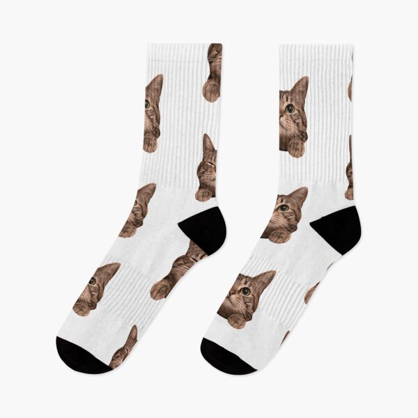 Item preview, Funny Winking Tabby Cat Peeking designed and sold by L&L.