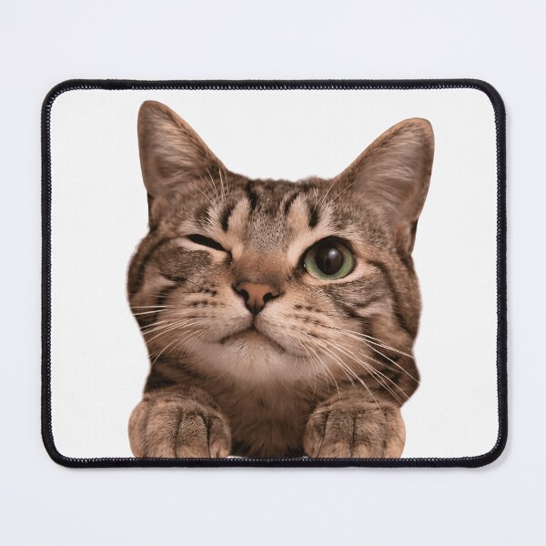 Item preview, Funny Winking Tabby Cat Peeking designed and sold by L&L.