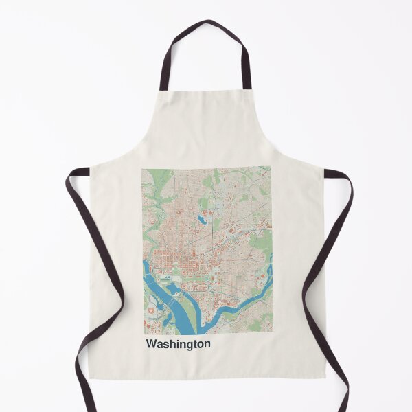 Item preview, Washington DC Minimalistic Map Art designed and sold by MapsNerd.