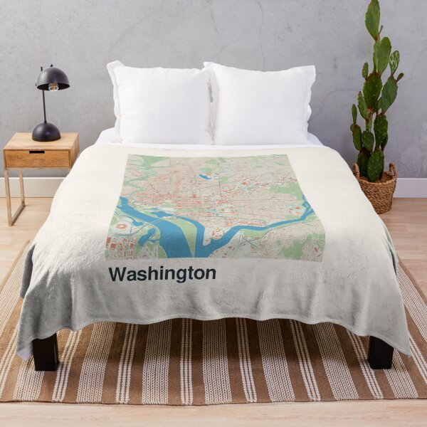 Item preview, Washington DC Minimalistic Map Art designed and sold by MapsNerd.
