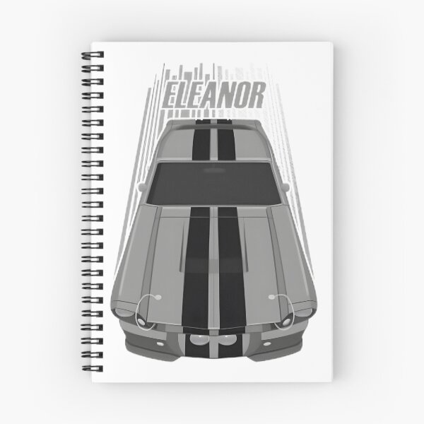 Item preview, Eleanor Mustang Fastback Grey Black Stripes Muscle Car Art | ⭐⭐⭐⭐⭐ Best Seller designed and sold by yousef-art.