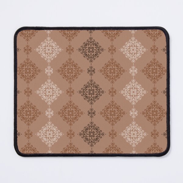 Item preview, Brown Damask Seamless Pattern with Vertical Ornamental Lines designed and sold by PowerAntShop.