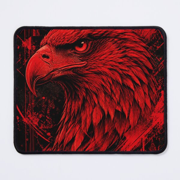 Item preview, Red Eagle – Fierce Crimson Eagle Streetwear Art designed and sold by Bathu Designs.