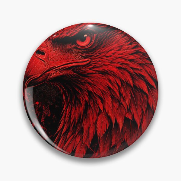 Item preview, Red Eagle – Fierce Crimson Eagle Streetwear Art designed and sold by Bathu Designs.