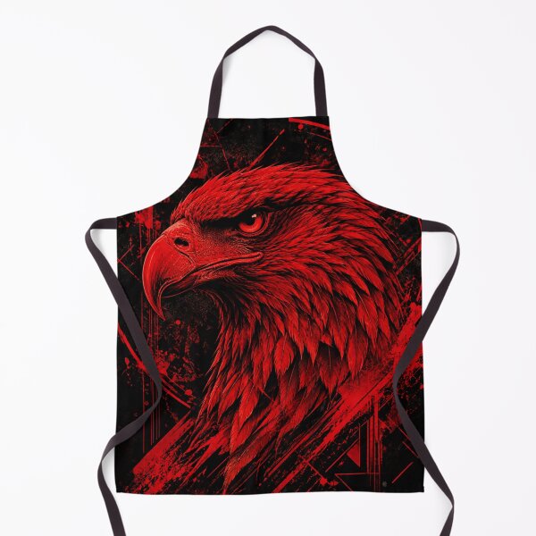 Item preview, Red Eagle – Fierce Crimson Eagle Streetwear Art designed and sold by Bathu Designs.