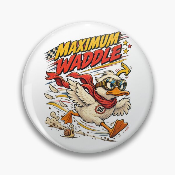 Item preview, Maximum Waddle Racing Duck designed and sold by Trendy-Artistry.