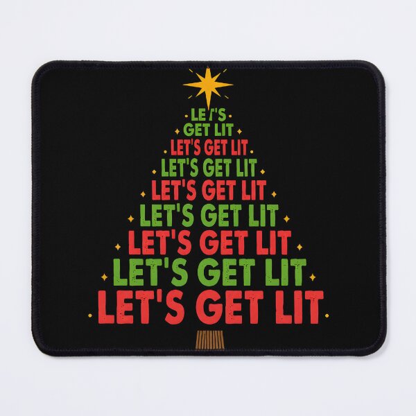 Item preview, Let's Get Lit Christmas Tree Made of Holiday Lights designed and sold by OliviaHayesArt.