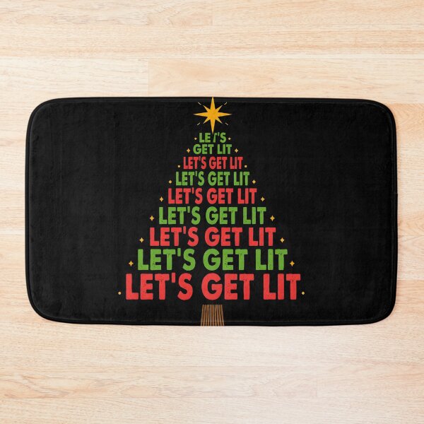 Item preview, Let's Get Lit Christmas Tree Made of Holiday Lights designed and sold by OliviaHayesArt.