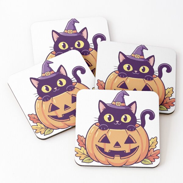 Item preview, Halloween cat designed and sold by cubiask.