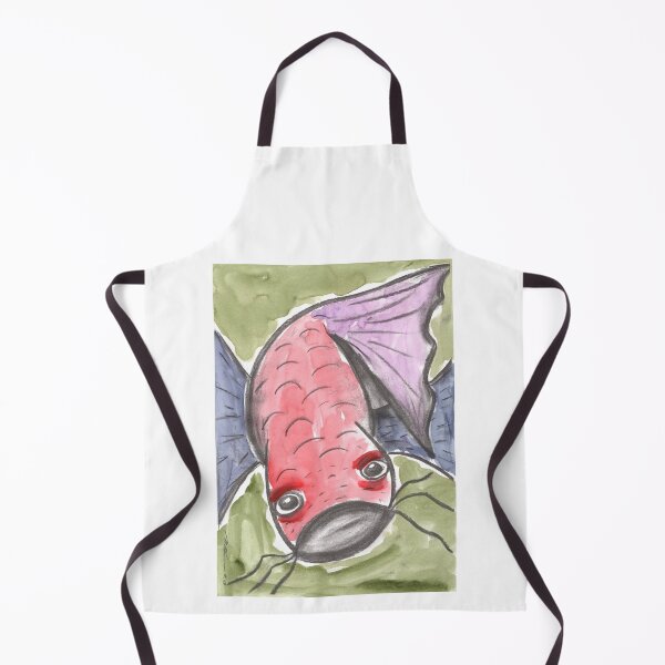 Item preview, Koi, Red, Charcoal & Watercolour designed and sold by Anke‘s Bazaar.