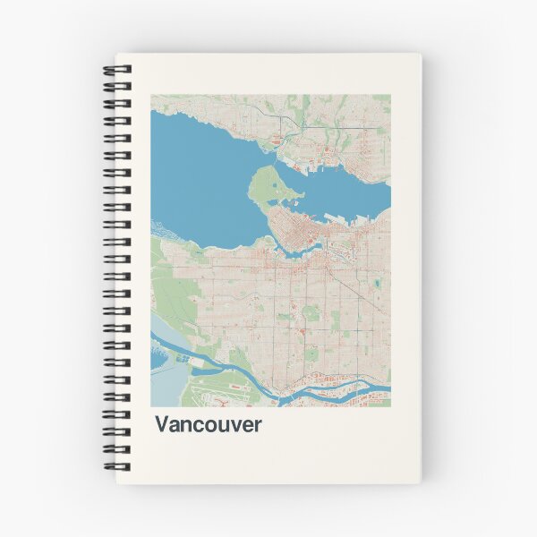 Artikelvorschau, Minimalistische Kartenkunst von Vancouver entworfen und verkauft von MapsNerd.
