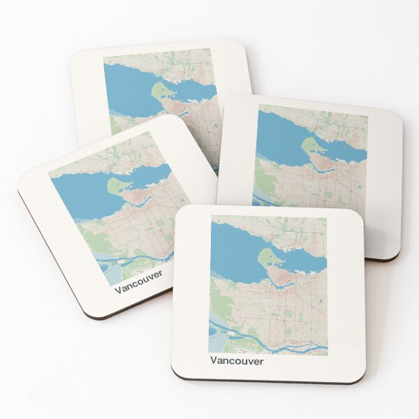 Item preview, Vancouver Minimalistic Map Art designed and sold by MapsNerd.