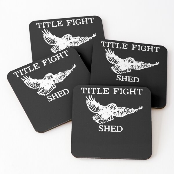 Item preview, Title Fight Shed White Owl designed and sold by FABRICOS.