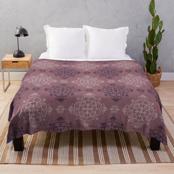 Item preview, Muted Purple Damask Seamless Pattern with Classic Motifs designed and sold by PowerAntShop.