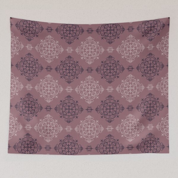 Item preview, Muted Purple Damask Seamless Pattern with Classic Motifs designed and sold by PowerAntShop.