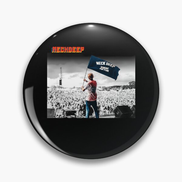 Artikelvorschau, Neck Deep Generic Pop Flag entworfen und verkauft von FABRICOS.