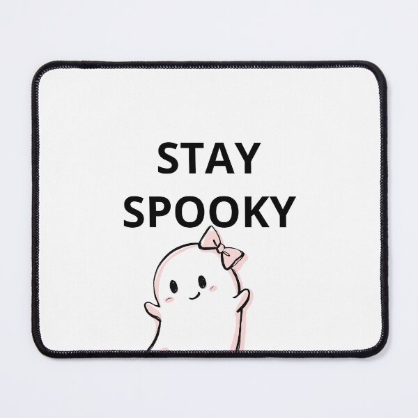 Item preview, Stay Spooky Cute Ghost Girl Halloween Typography designed and sold by DanaDesigns2026.