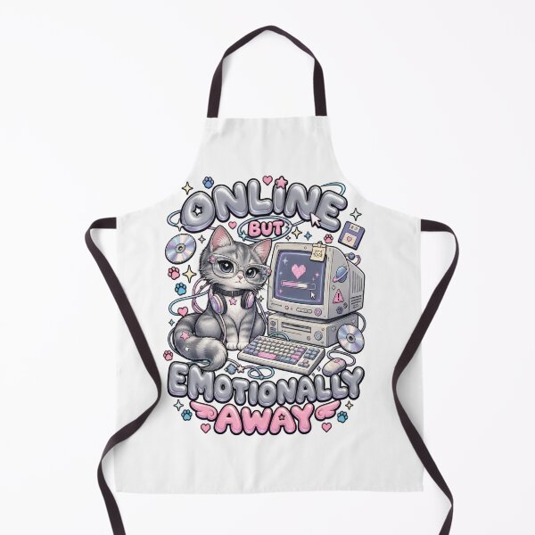 Item preview, Online But Emotionally Away Cat designed and sold by Trendy-Artistry.