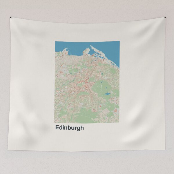 Item preview, Edinburgh Minimalistic Map Art designed and sold by MapsNerd.