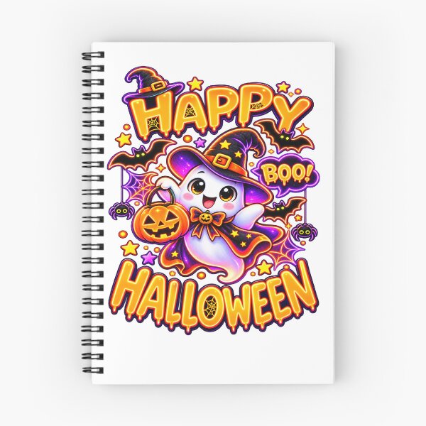 Item preview, Halloween 2026 Cute Boo witch designed and sold by QuiteOrbit.